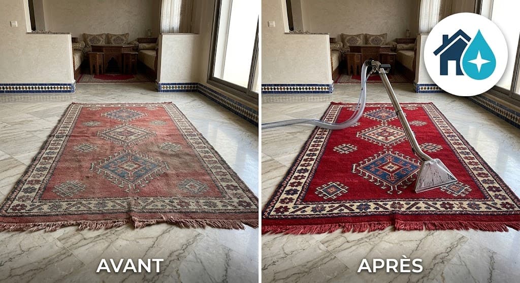 Lavage tapis et moquette à domicile Tanger